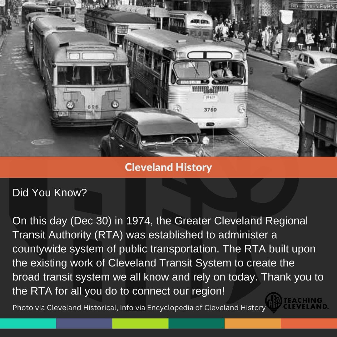 Did You Know? On this day (Dec 30)... - Teaching Cleveland