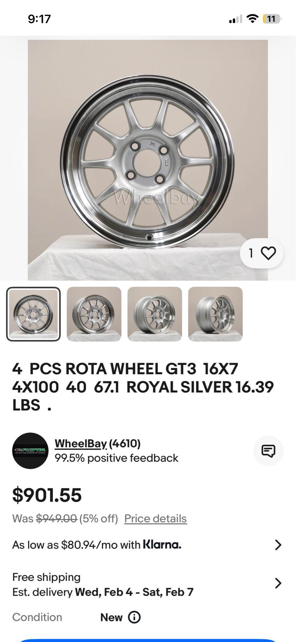 ROTA GT3 WHEELS - Car Wheels, Tires & Parts - Oak Harbor, Washington ...