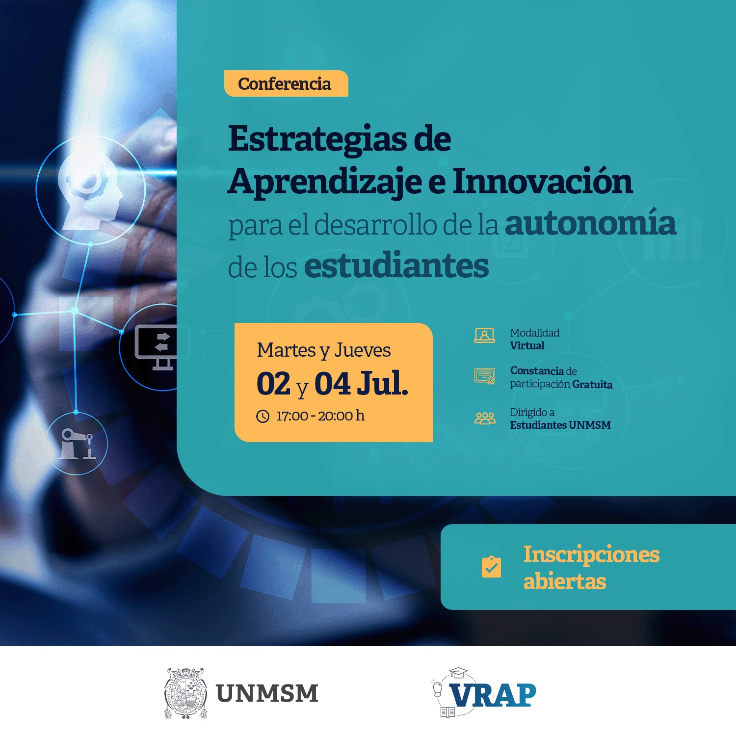 🔵 El VRAP invita a la... - Facultad de Psicología UNMSM | Facebook