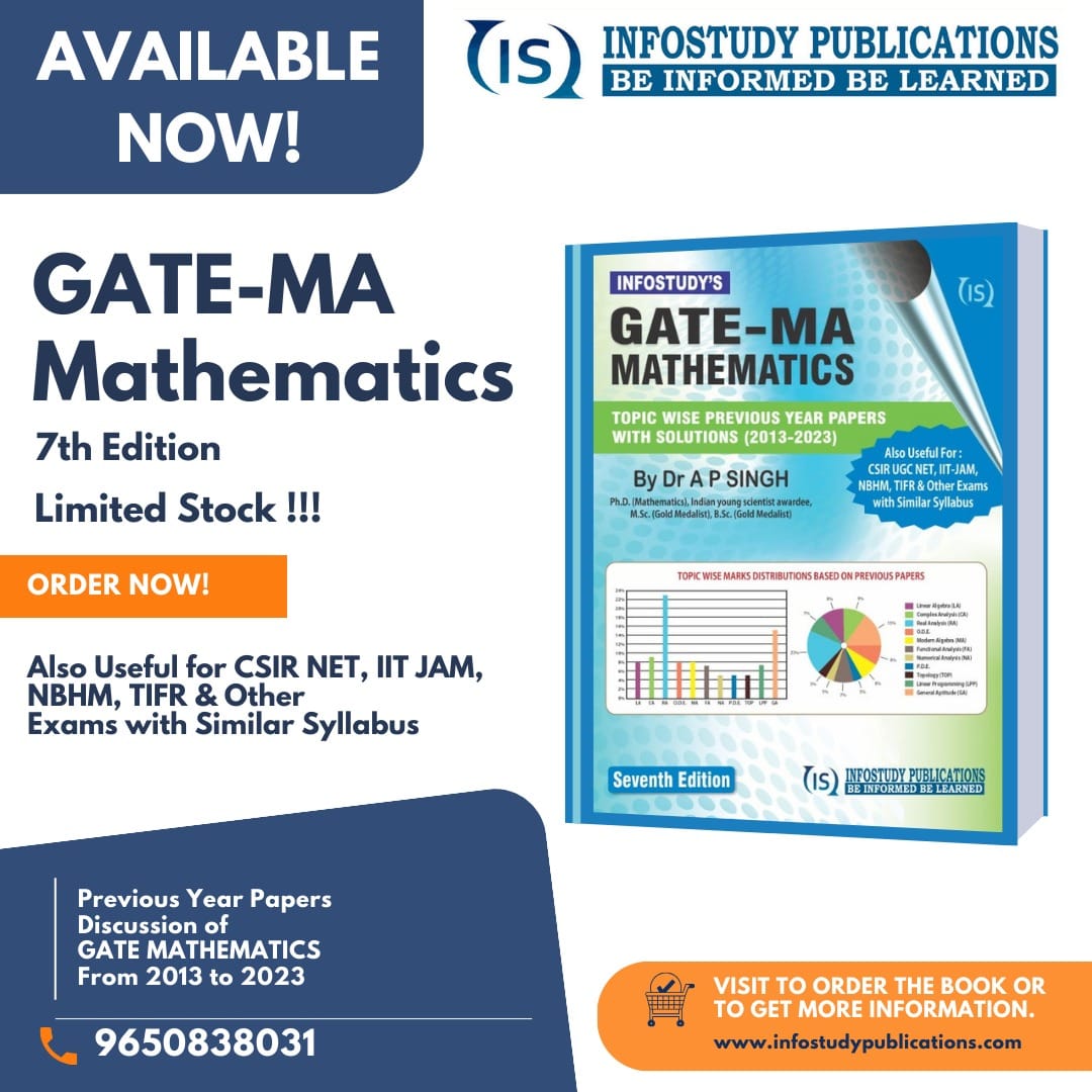 📚 Gate Mathematics: 7th edition... - Infostudy Publications | Facebook