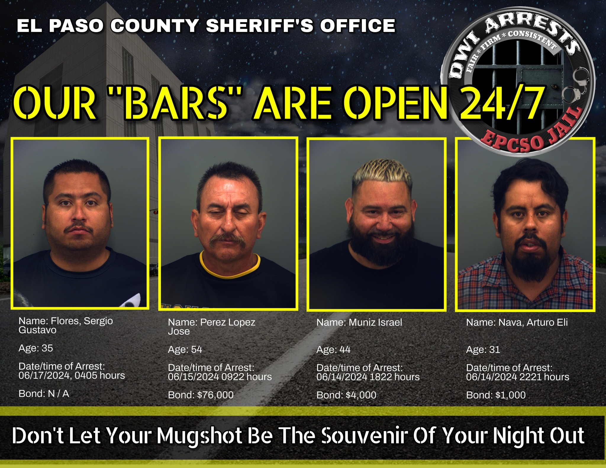 🚫📸 Your night... - El Paso County Sheriff's Office - EPCSO