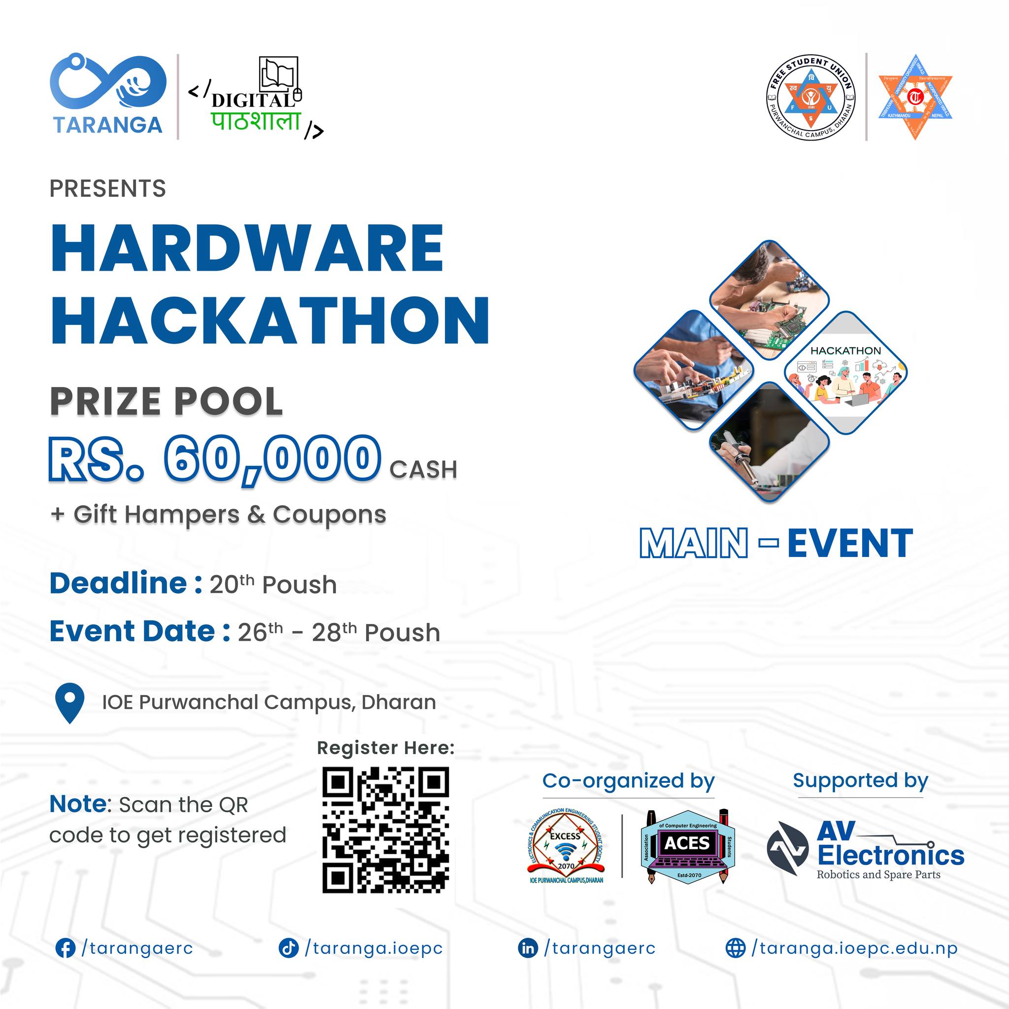 THE WAVE OF TECHNOLOGY IS CALLING! | Taranga 2081 Hackathons We are ...
