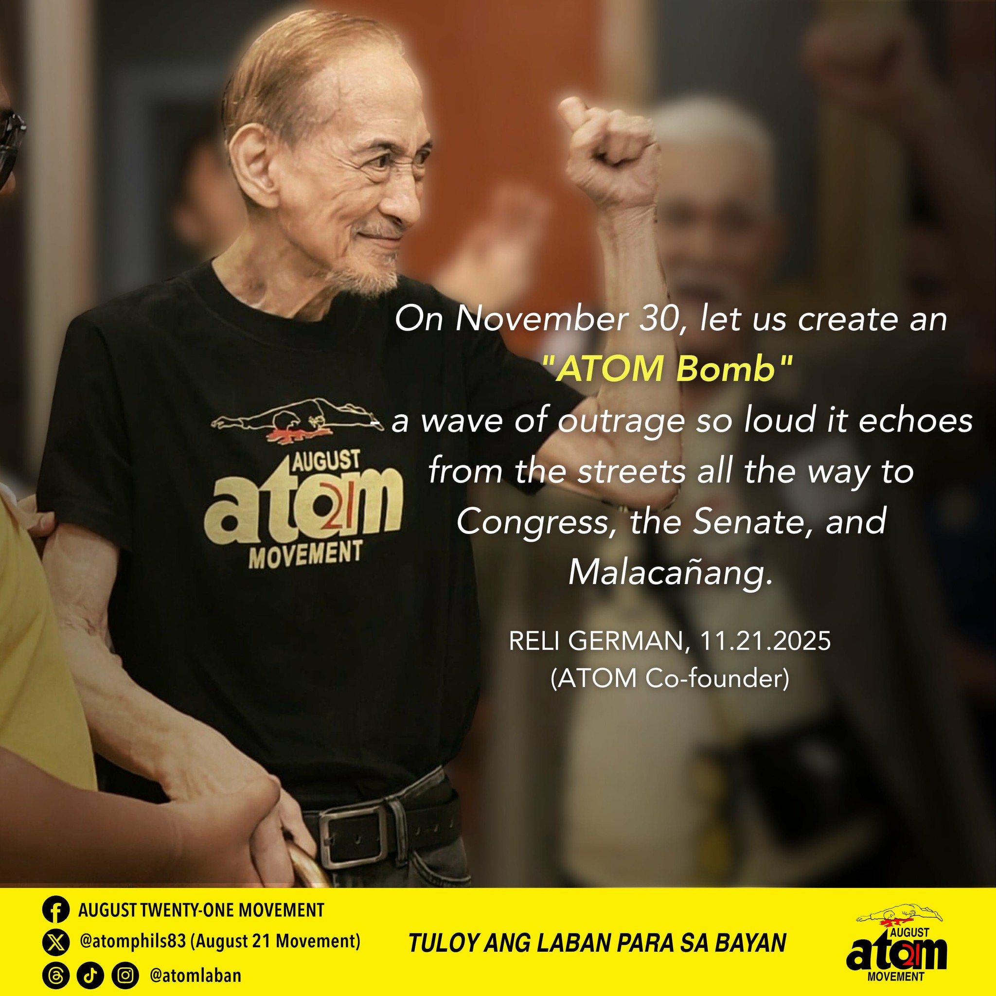 HAPPY BIRTHDAY MR.... - ATOM - August Twenty-One Movement | Facebook
