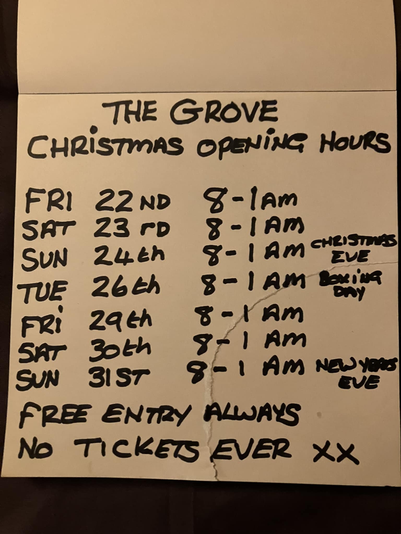 Disco At The GROVE | Risca