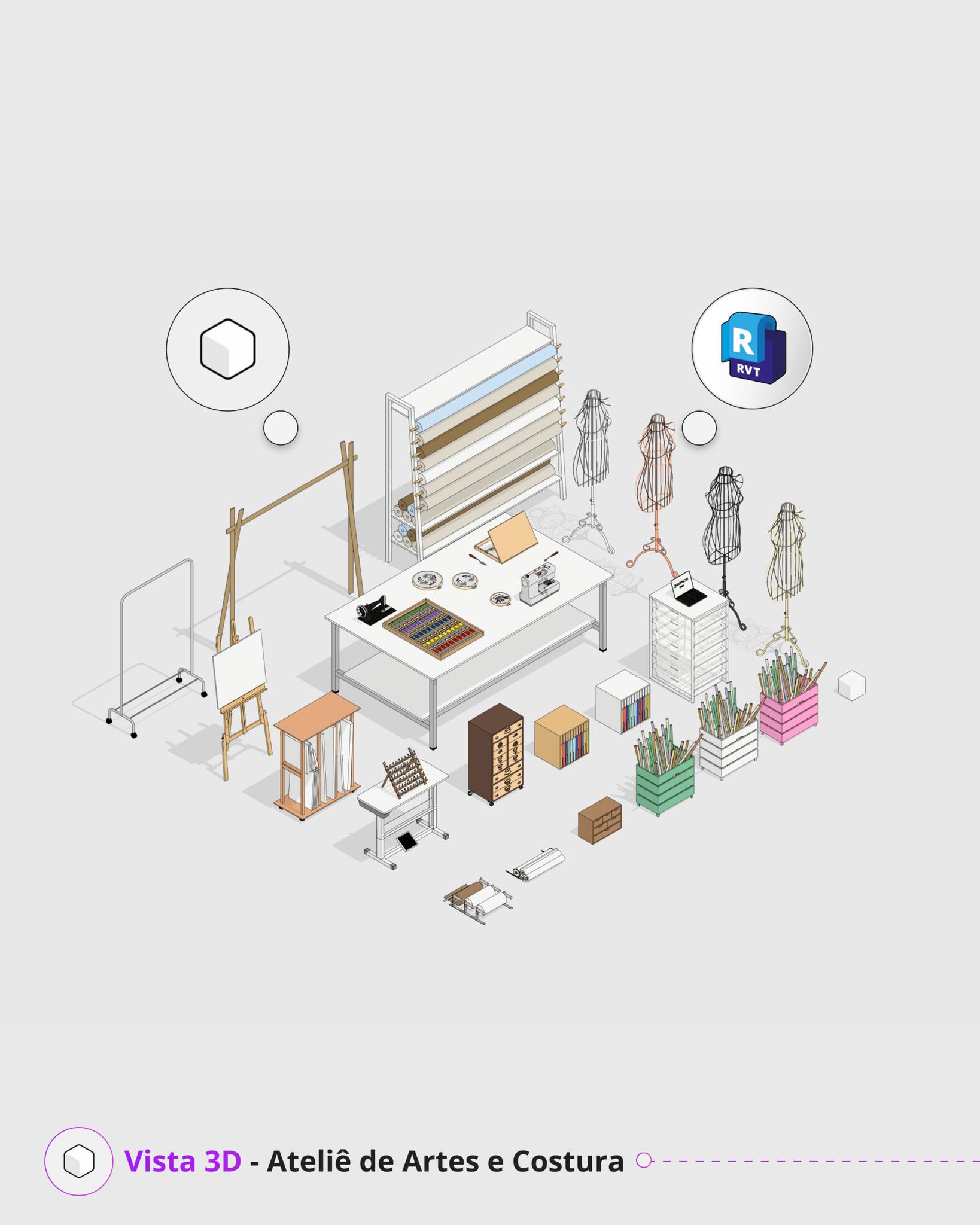 Blocks Revit - 🖌 Explore a coleção de #Ateliê da #Blocks... | Facebook