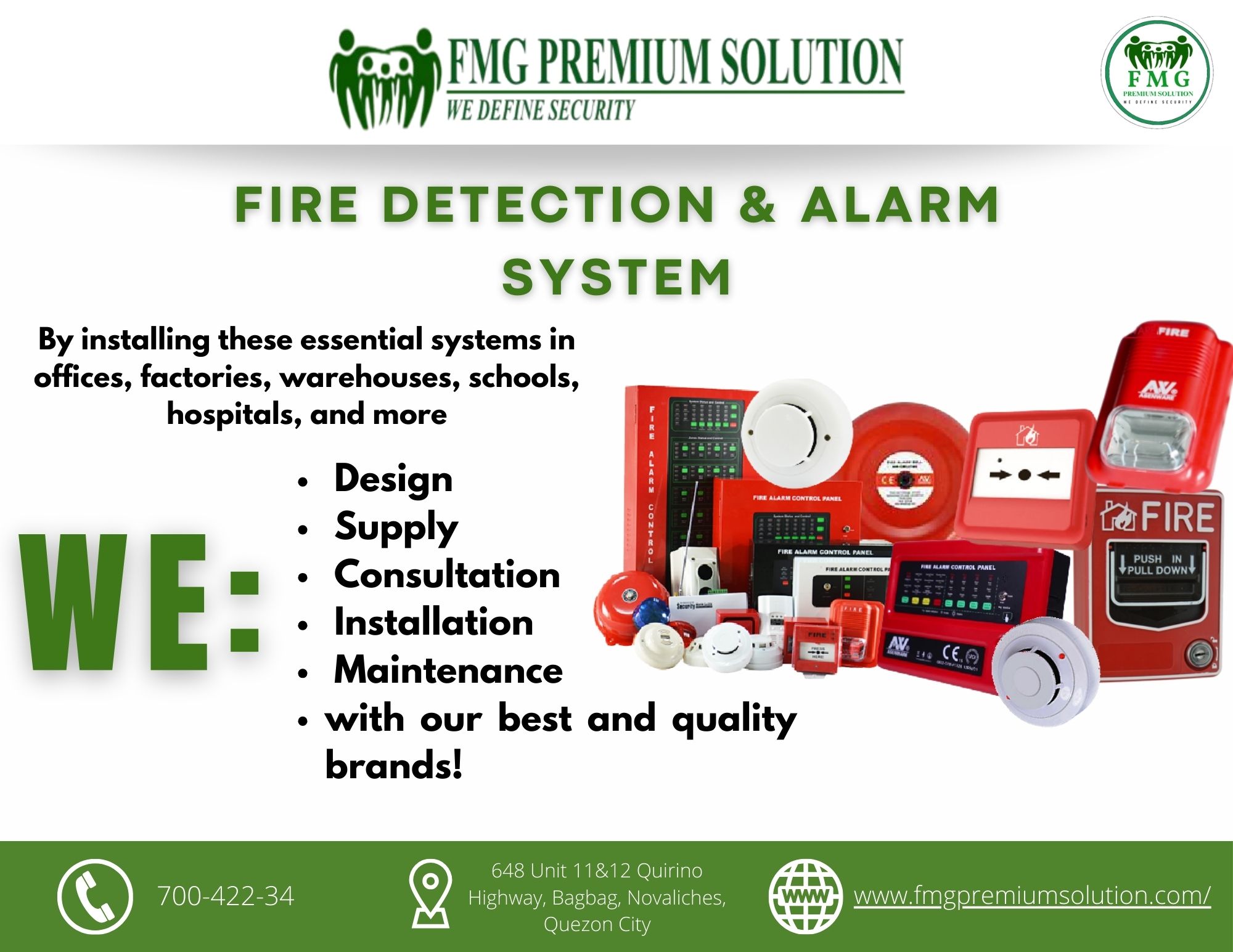 FMG - ⛔️Our top-quality brands of fire detection and alarm systems ...