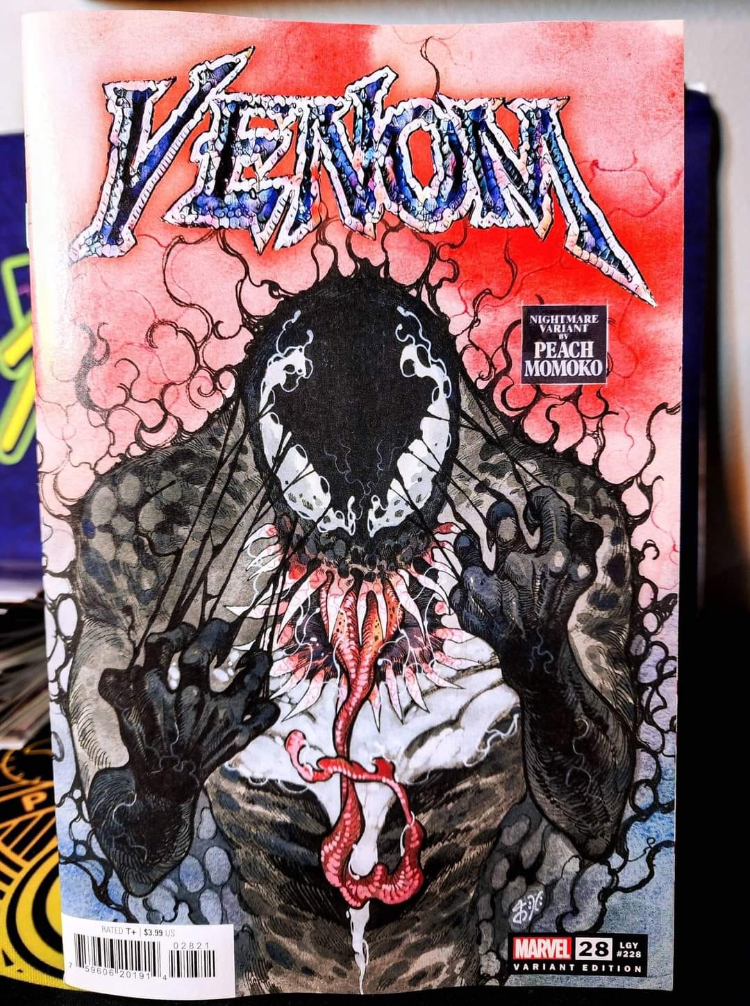 Venom #250 Peach Momoko Variant Cover
