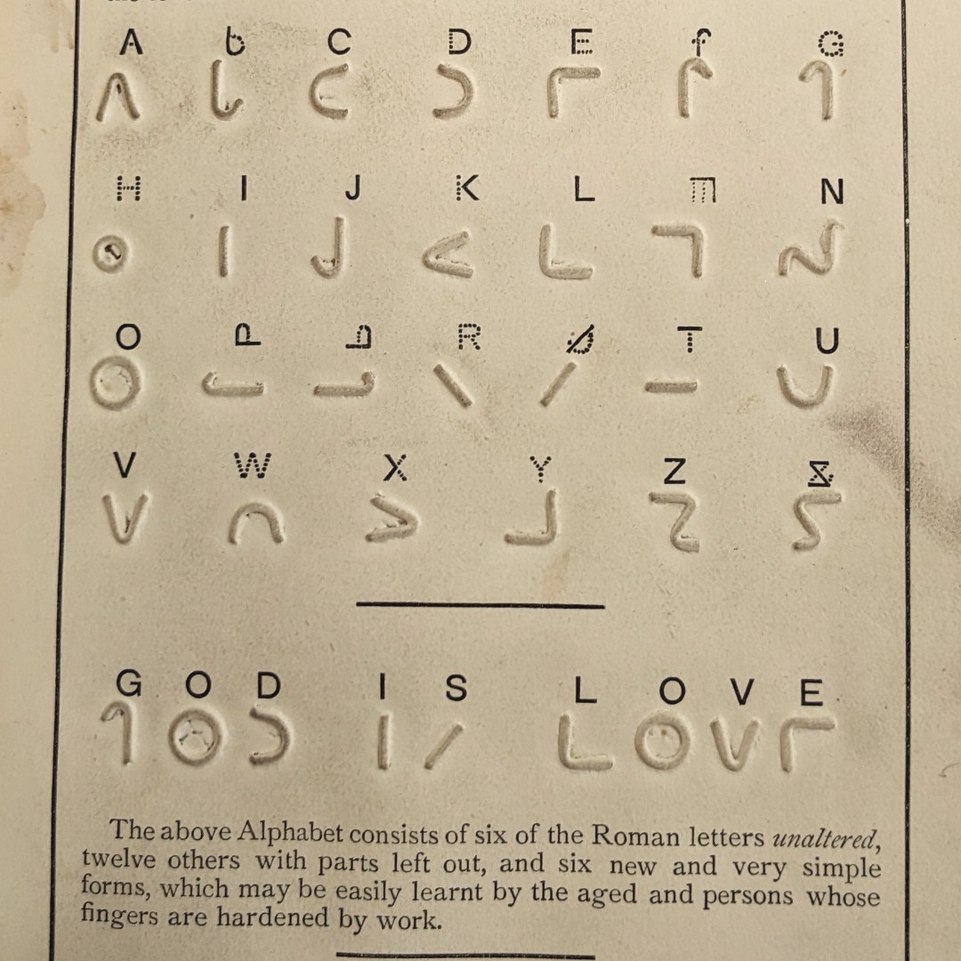 This is the embossed Moon alphabet,... - The Keep Archives | Facebook