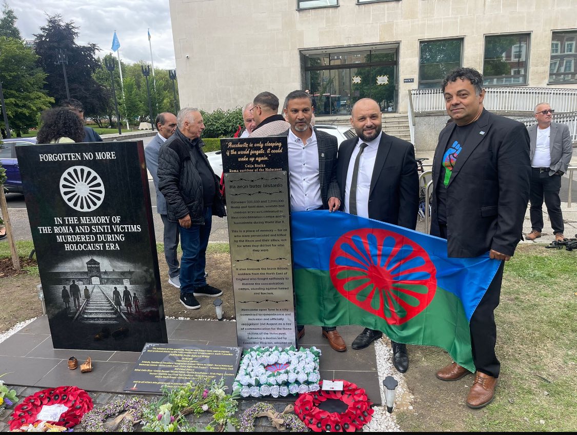 British - On Roma Holocaust Day 2025 in Newcastle upon Tyne, the first ...