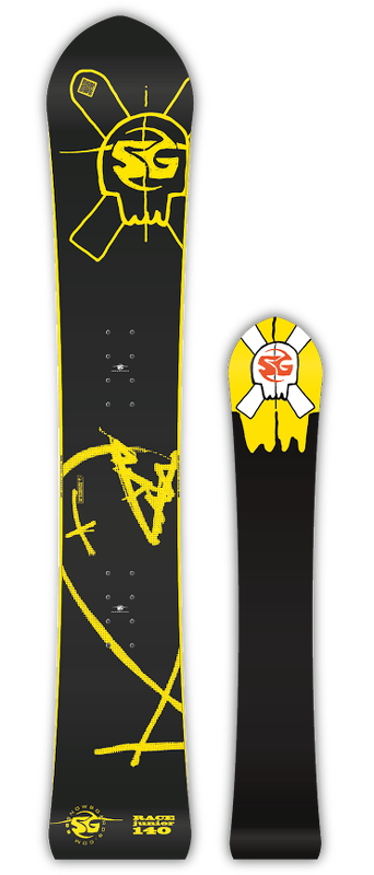 SG RACE ｊr 140 アルペン　レースボード ウィンタースポーツ SG snowboards RACE JUNIOR 140