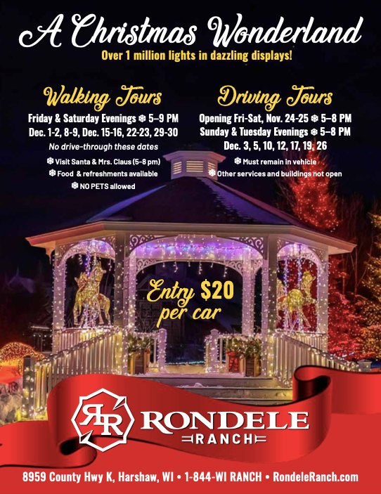 Rondele Ranch - Walking Tours tonight and Saturday night:... | Facebook