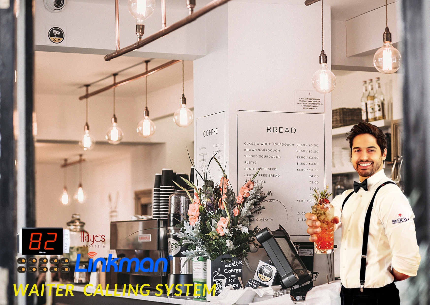 Linkman Jakarta - LINKMAN ALAT BANTU PANGGIL WAITER TANPA KABEL Pake ...
