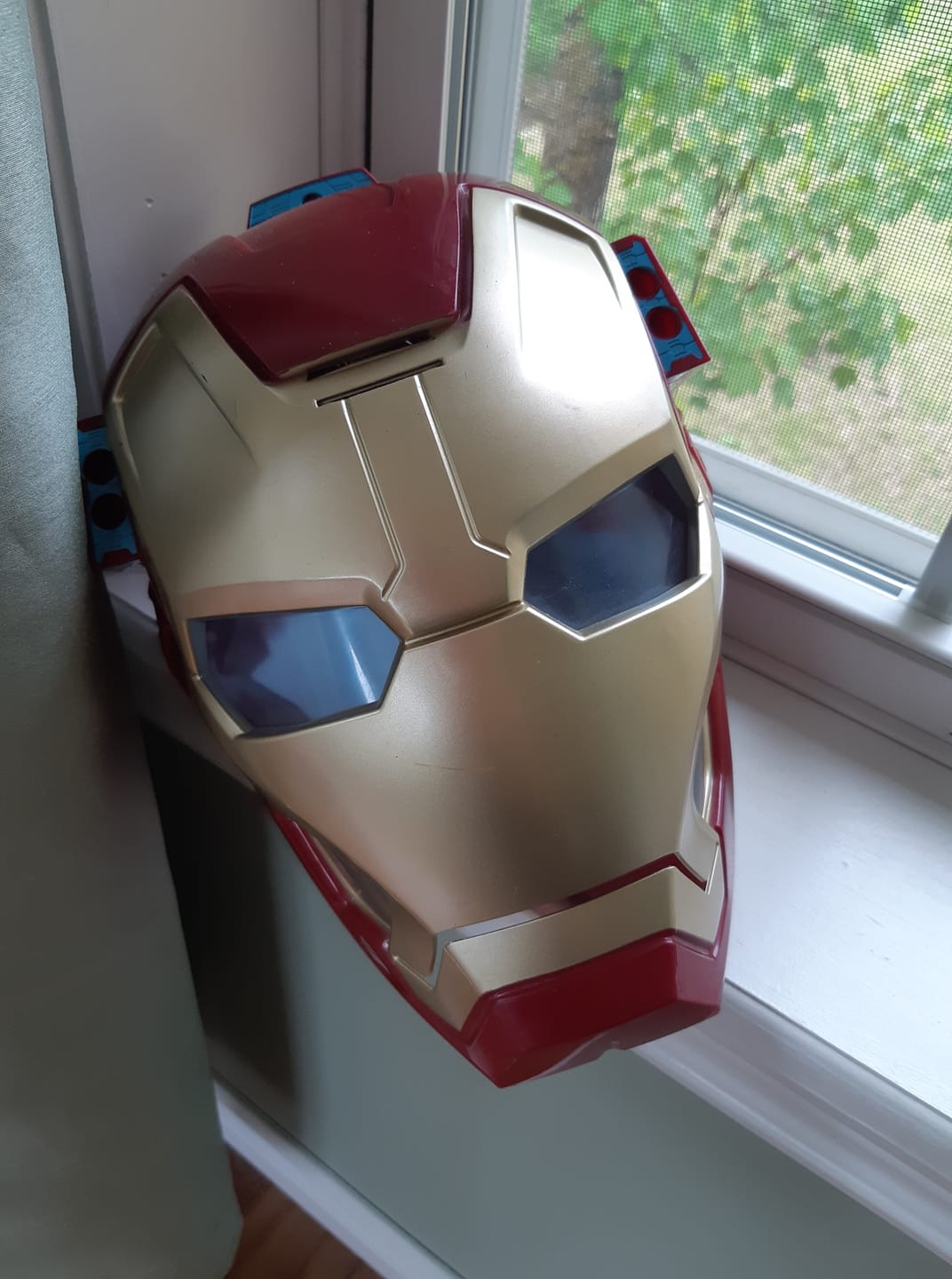 iron man helmet desk accessory The Stand for MK50 Normal Stand Due to the mechanical back piece of the Iron Man MK50 helmet Iron Man Helmet Stand
