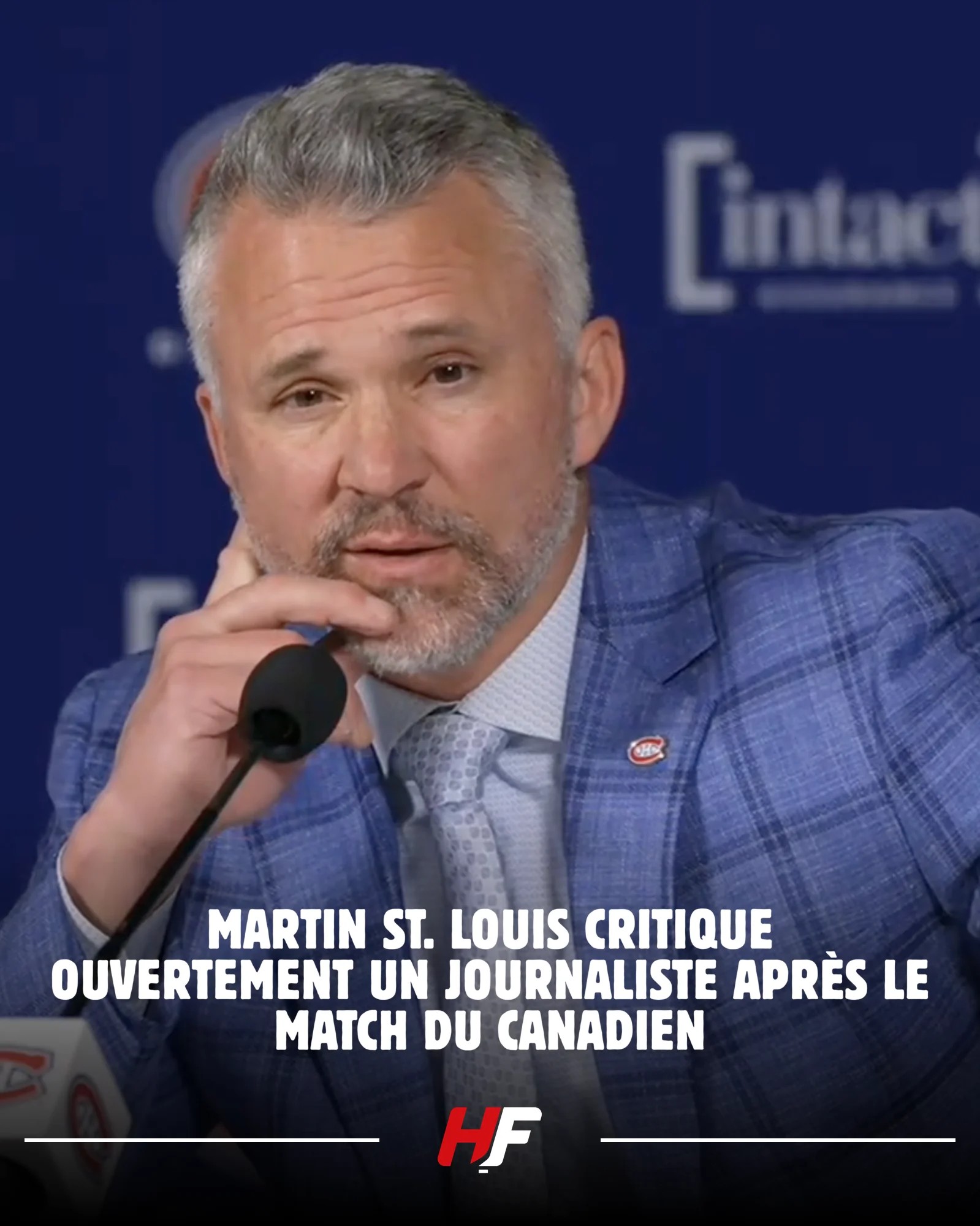 Monde - Le coach du CH n'a pas du tout apprécié sa question... Détails ...
