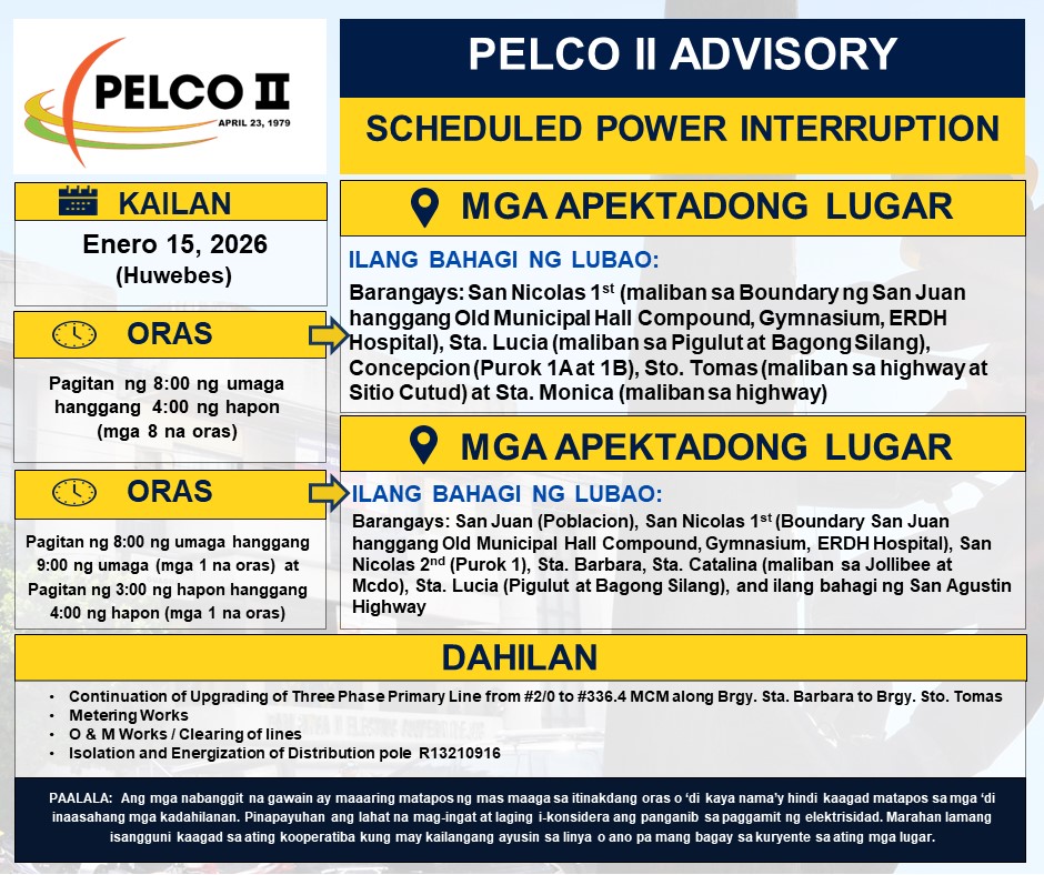 PELCO... - PELCO II - Pampanga II Electric Cooperative, Inc.