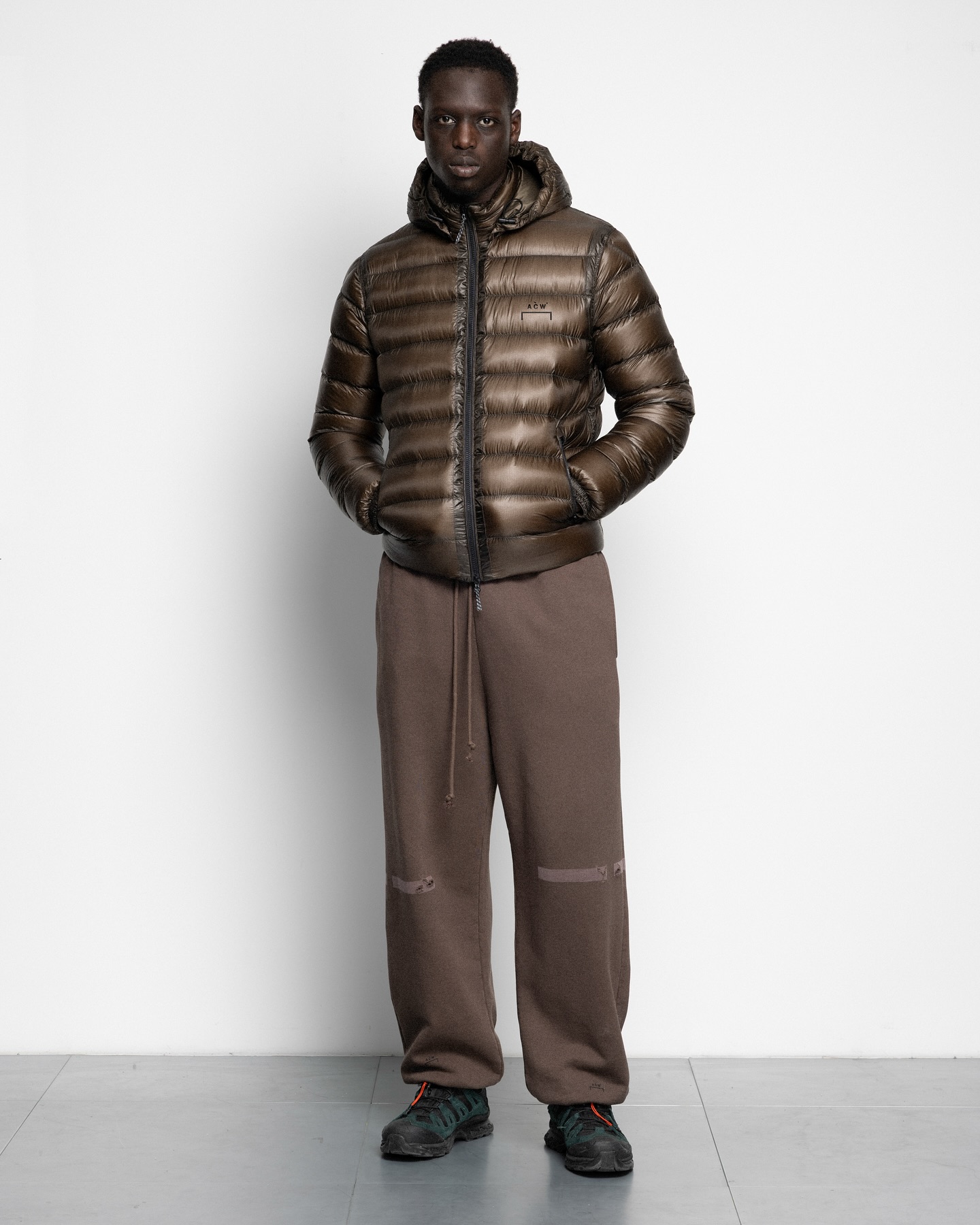 AW 2025 Docklands Light Down Jacket. Semi-translucent micro 