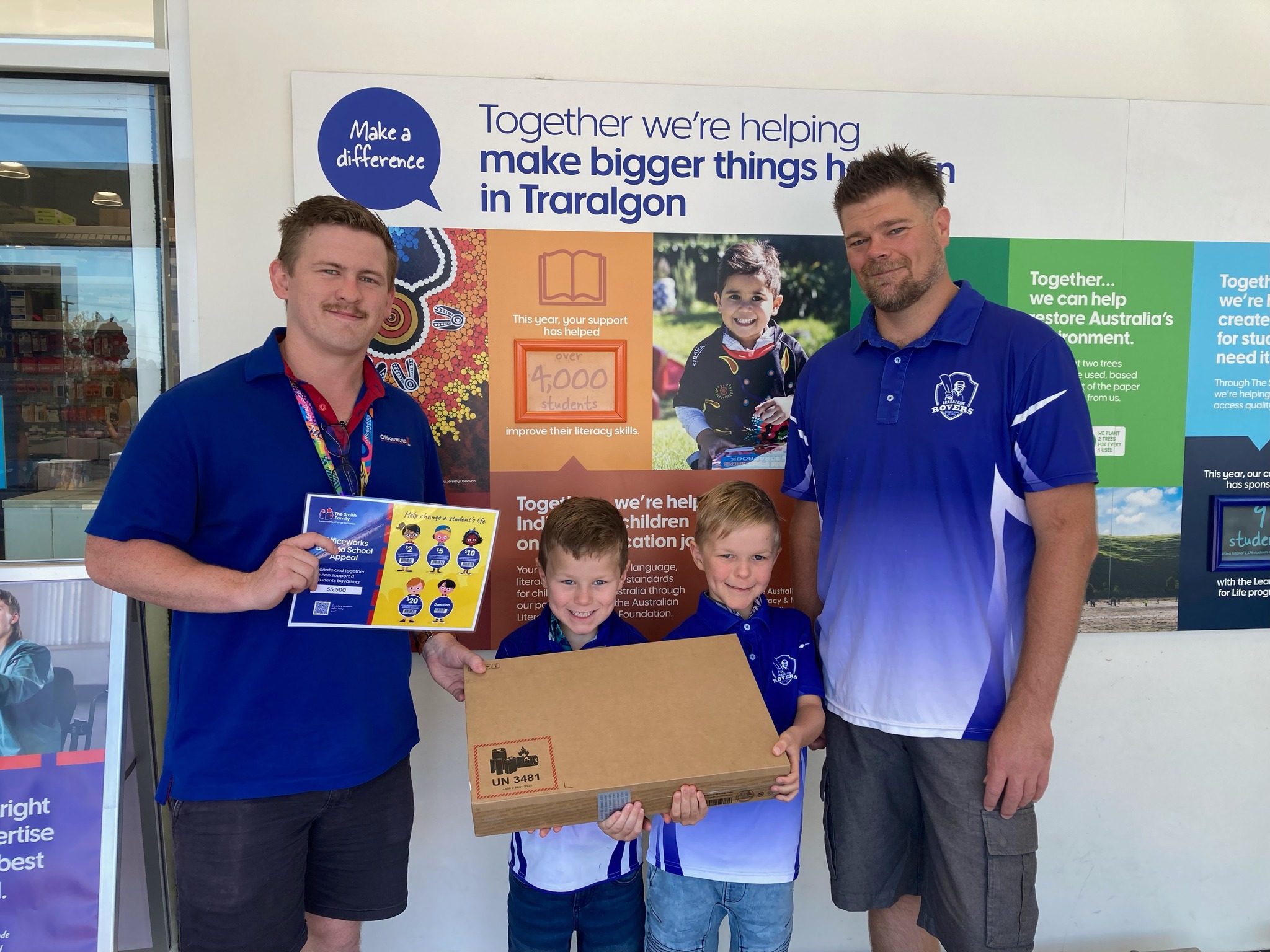Traralgon - Today the club took receipt of a brand new laptop kindly ...