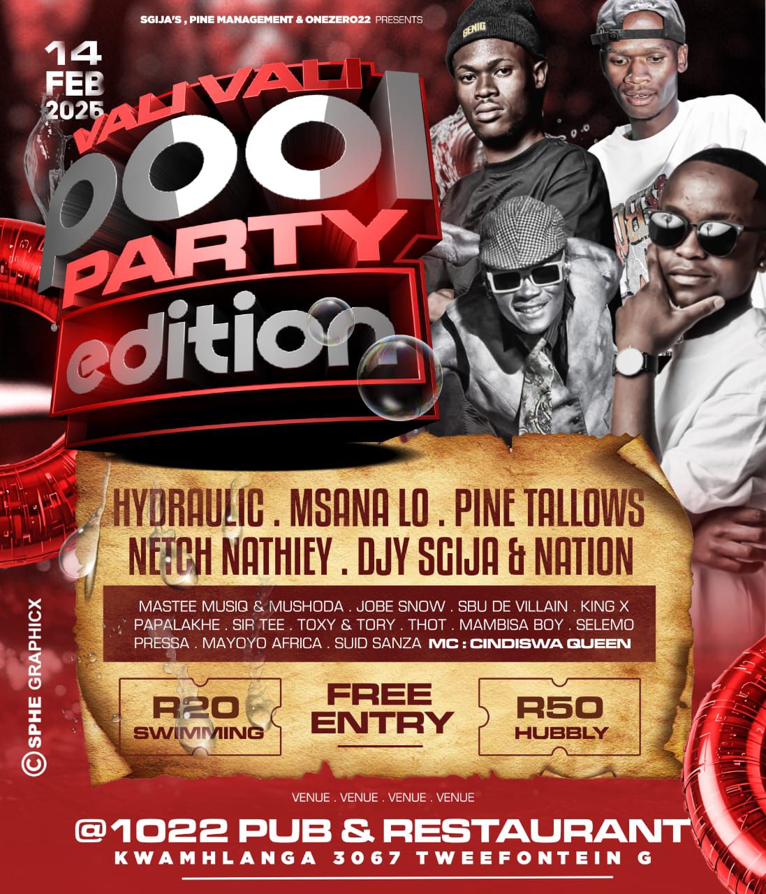 Real Mayoyo - vali vali pool party edition ️🔥🌍🤘 date 14 Feb 2026 📅 free ...