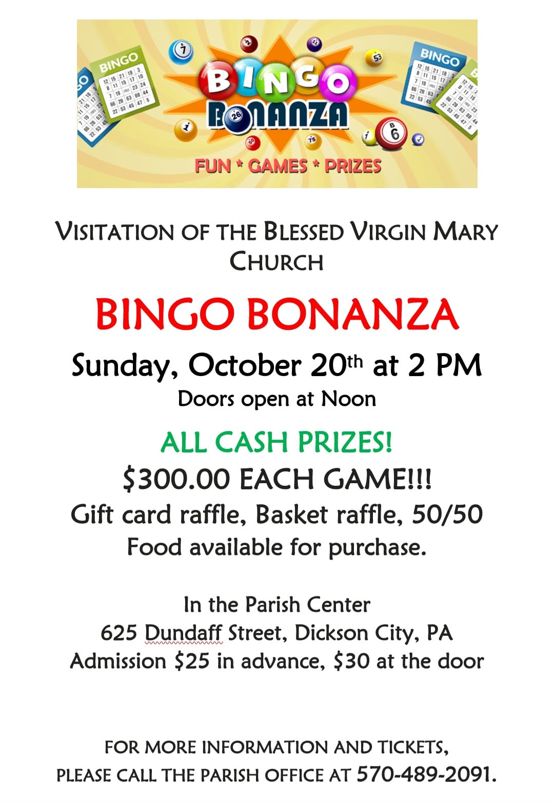 Bingo Bonanza!
