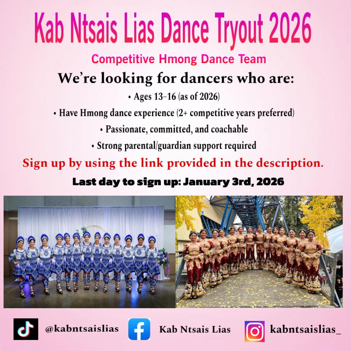 Kab - We’re excited to announce our 2026 Dance Tryouts! Sign up today ...