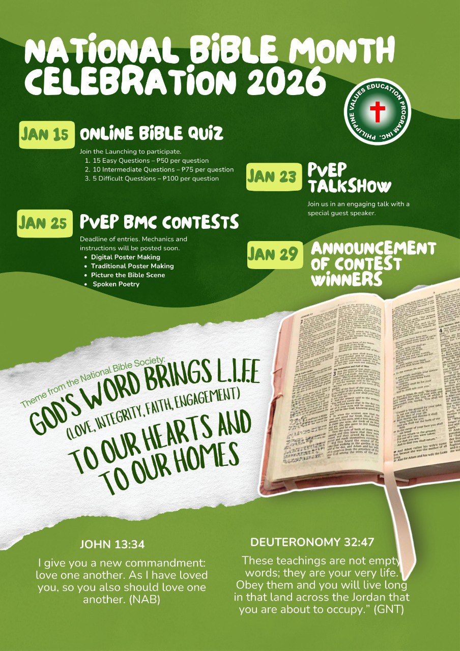 PVEP - 📖 Celebrate National Bible Month 2026 with PVEP! 💚 We are ...