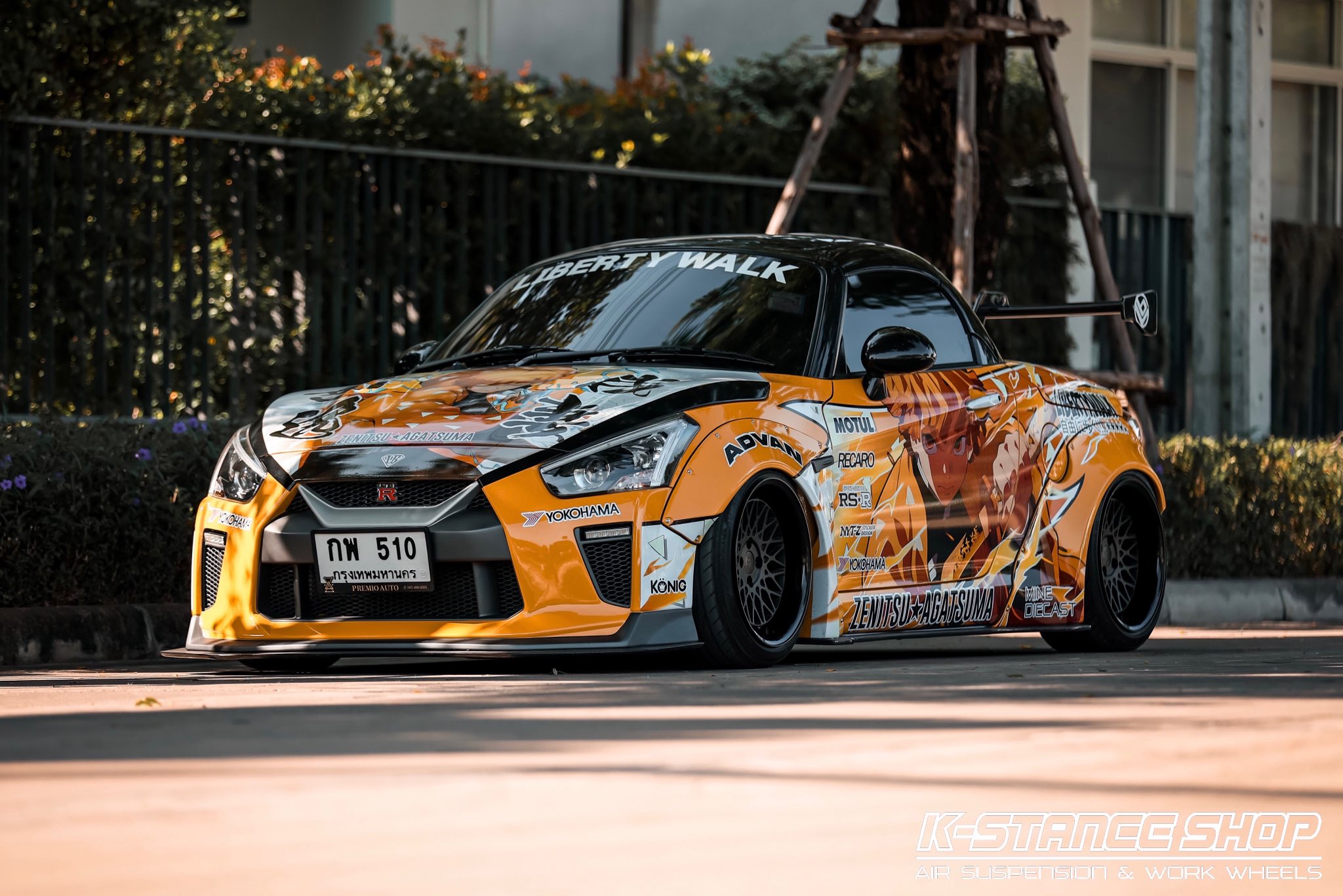 K Stance Shop บางนา-ชุดถุงลม Magicair Accuair ล้อเเท้ W WORK จัด ...