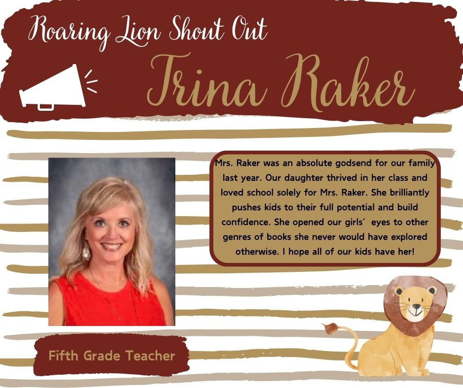 📣 Roaring Lion Shout Out!! - Locust Grove Elementary