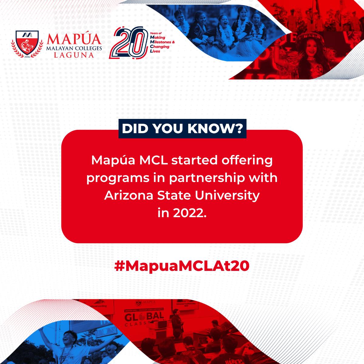 Mapúa - #ThrowbackThursday: In 2022, Mapúa Malayan Colleges Laguna ...