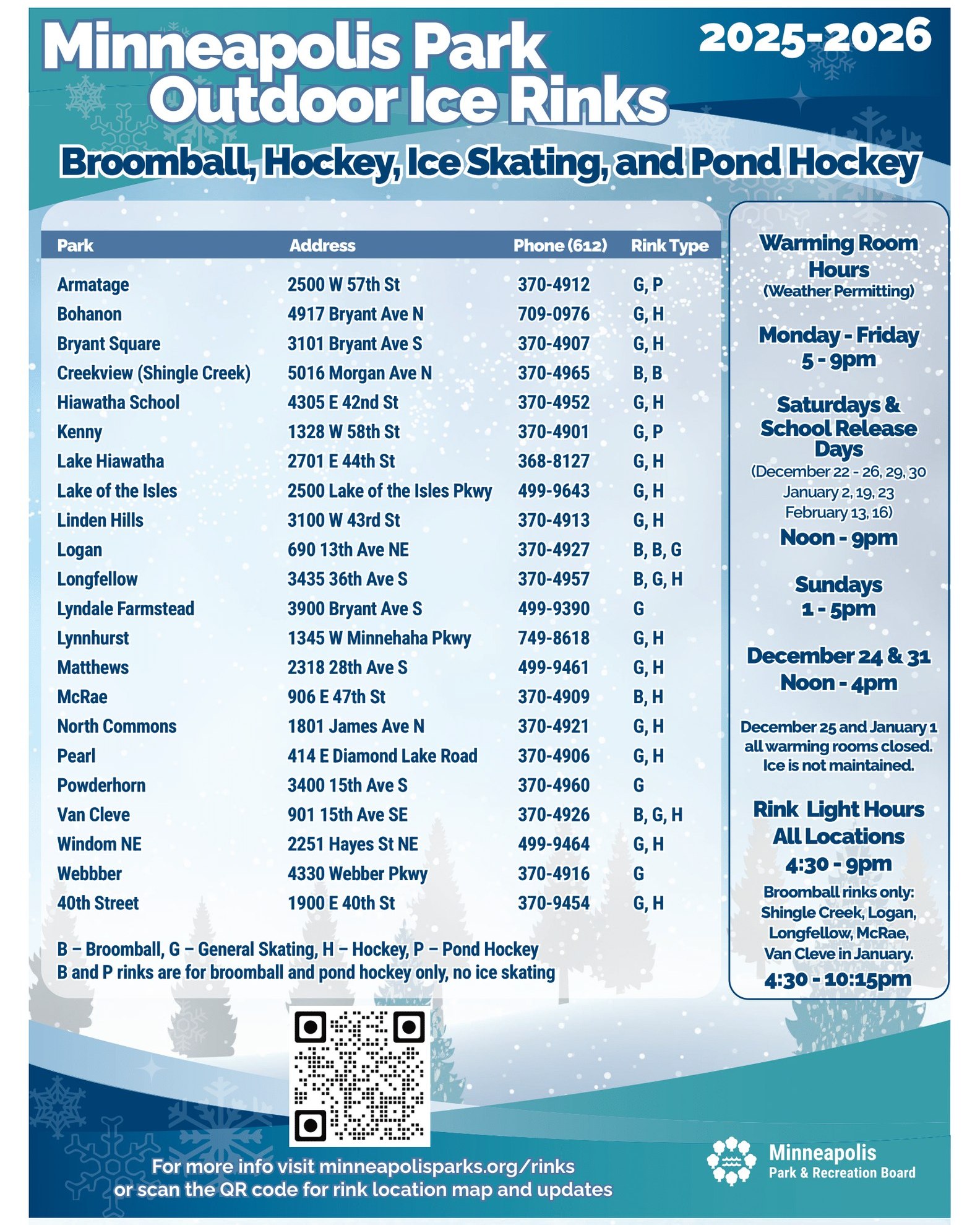 Logan - Looking for some Ice time? Check out the Minneapolis Parks and ...
