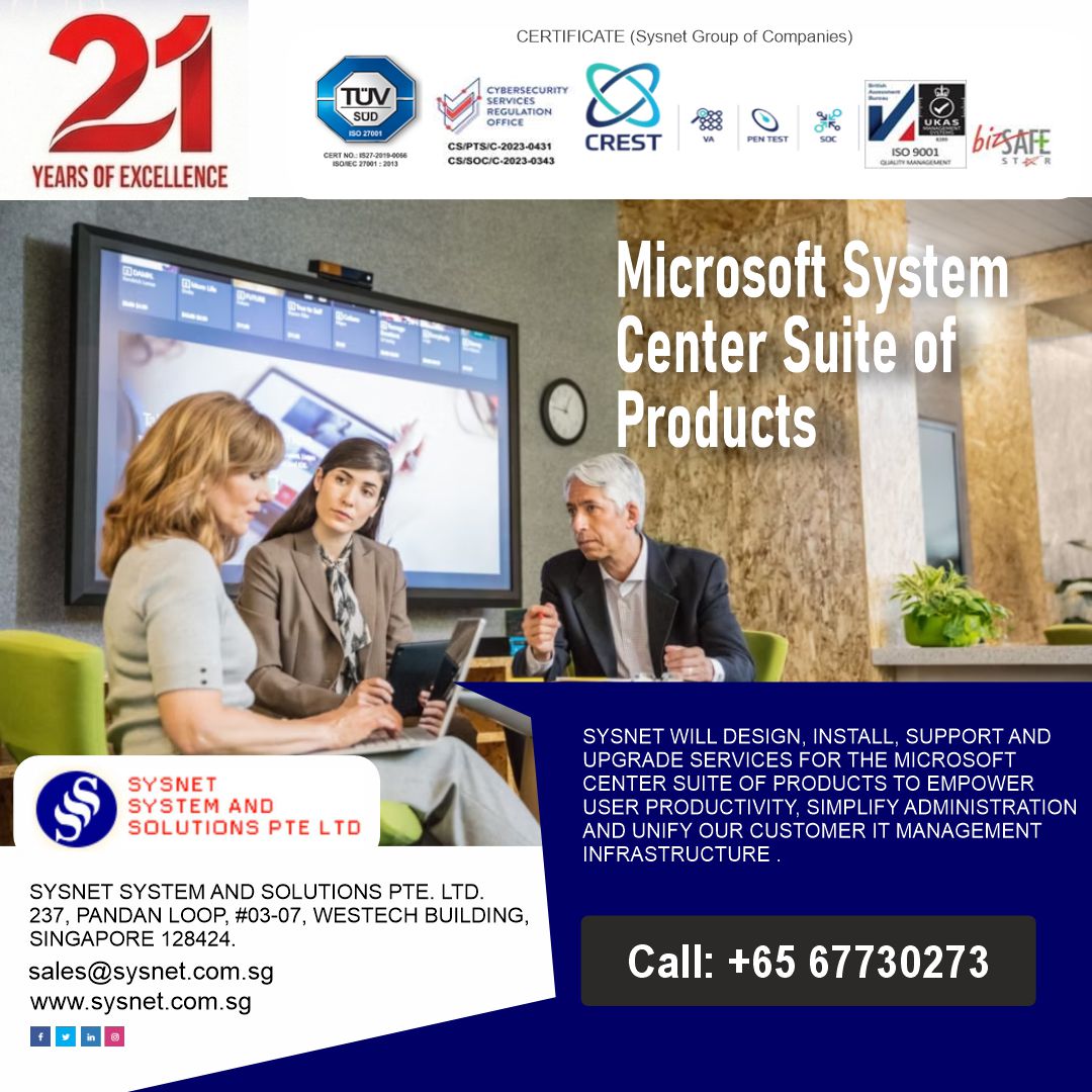 Sysnet System and Solutions Pte Ltd | City West Singapore