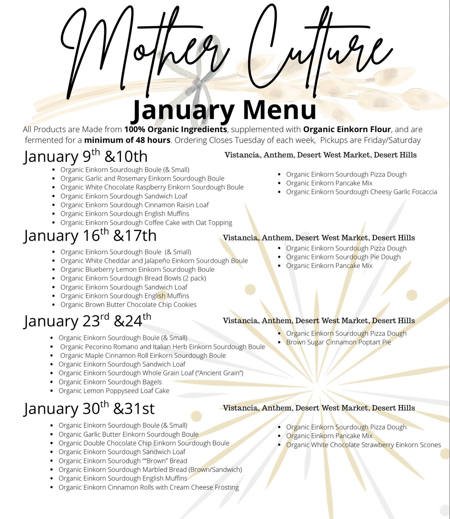 Mother - January Menu is here! Our new lineup is officially live, and ...