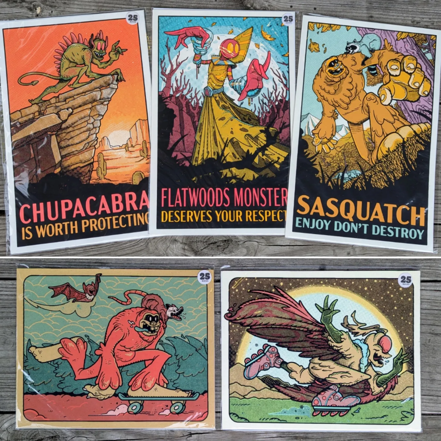 Fiddlehead - Who is your favorite cryptid? 👀 Super rad screenprints by ...