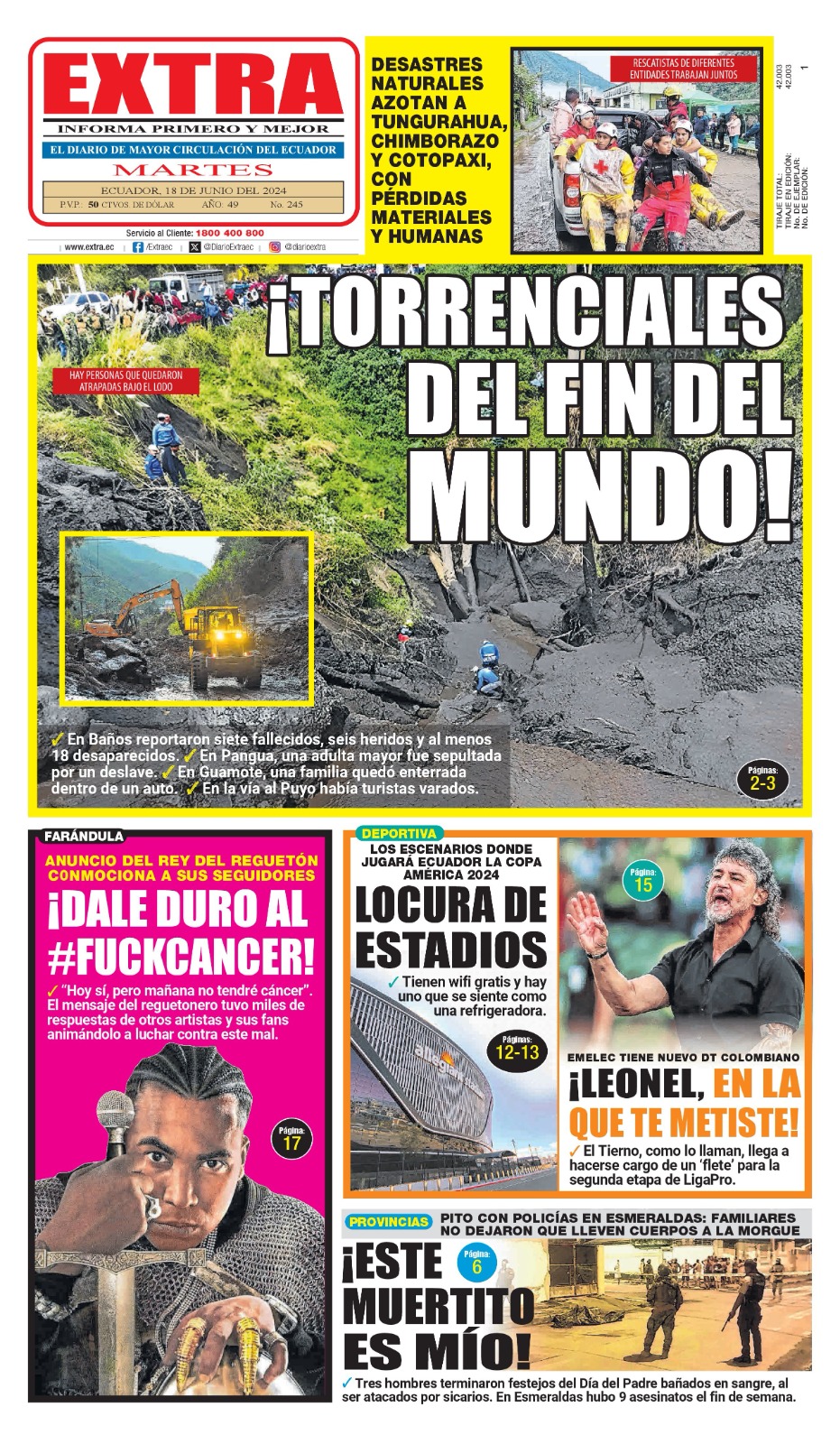 Diario Extra - ☀️¡Buen día! Les compartimos la... | Facebook