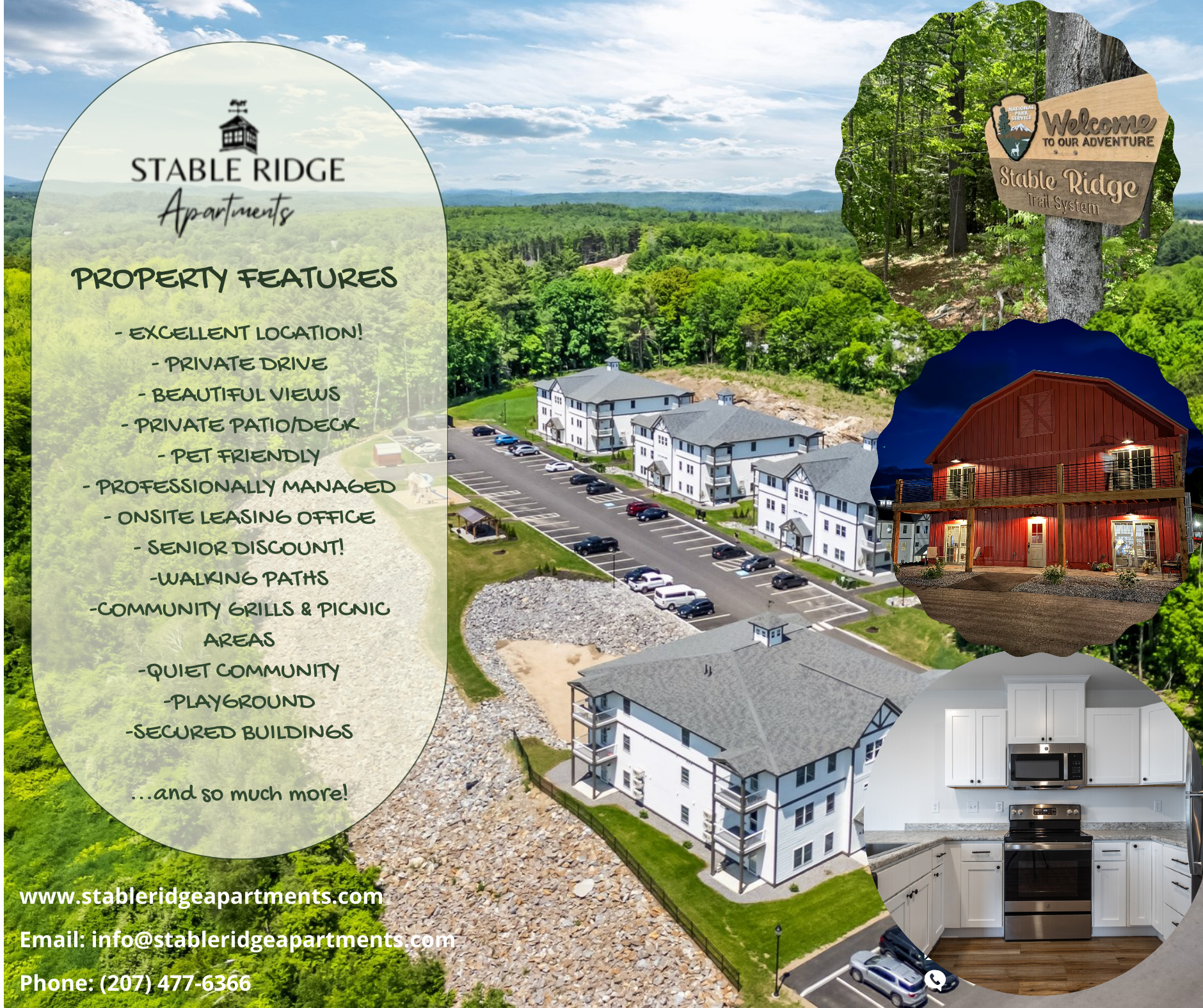 Stable Ridge Apartments | Auburn ME