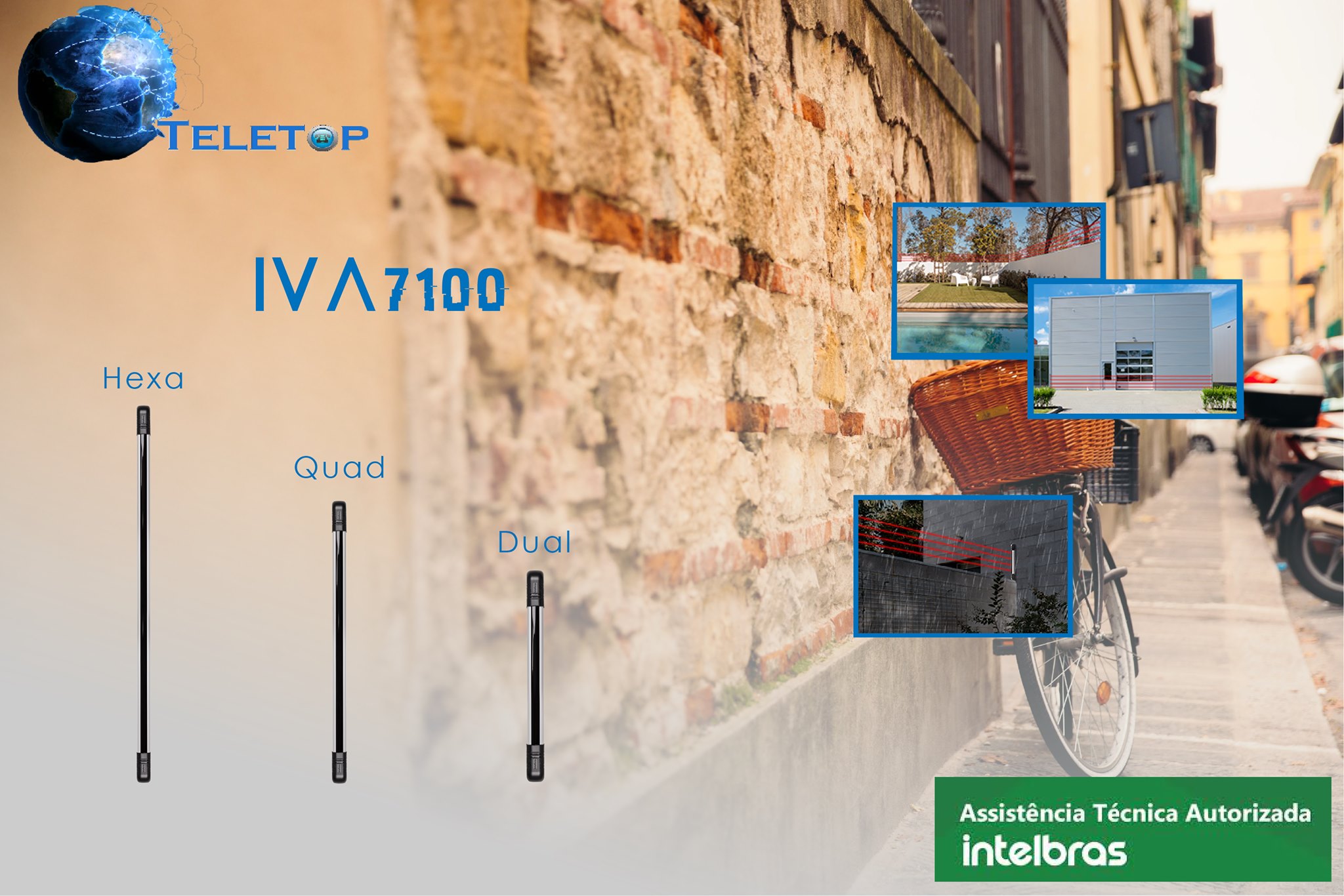 A Linha IVA7100 é... - Teletop Telecomunicações e Eletrônica