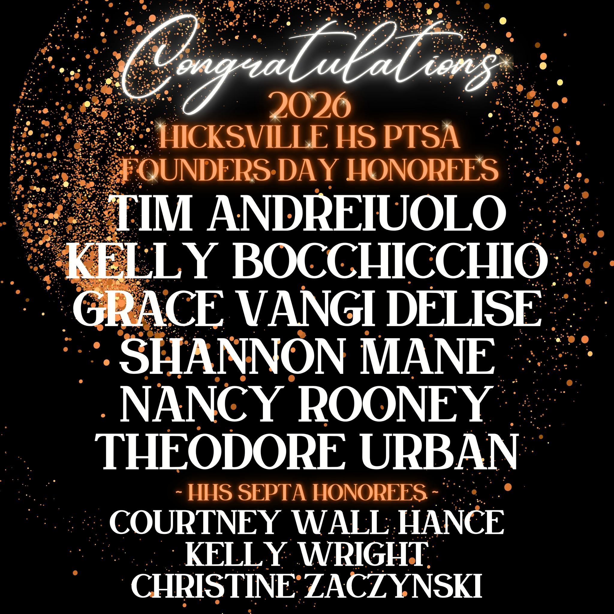 Hicksville - It is with great pride we announce our HHS 2026 Honorees ...