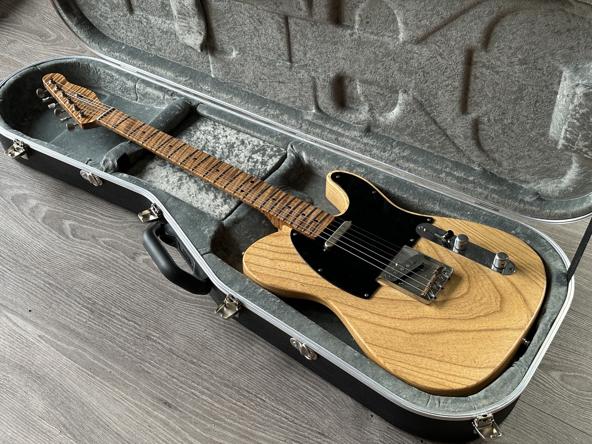 Smitty T Tele with Swamp Ash body & AAAAA Roasted Maple Neck 3kg