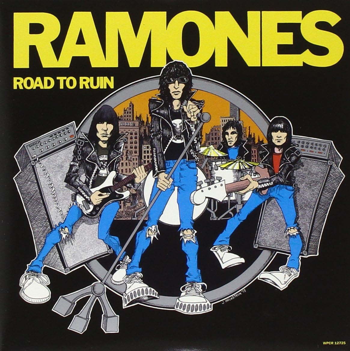 The Ramones released their fourth studio album, 'Road to Ruin,' on