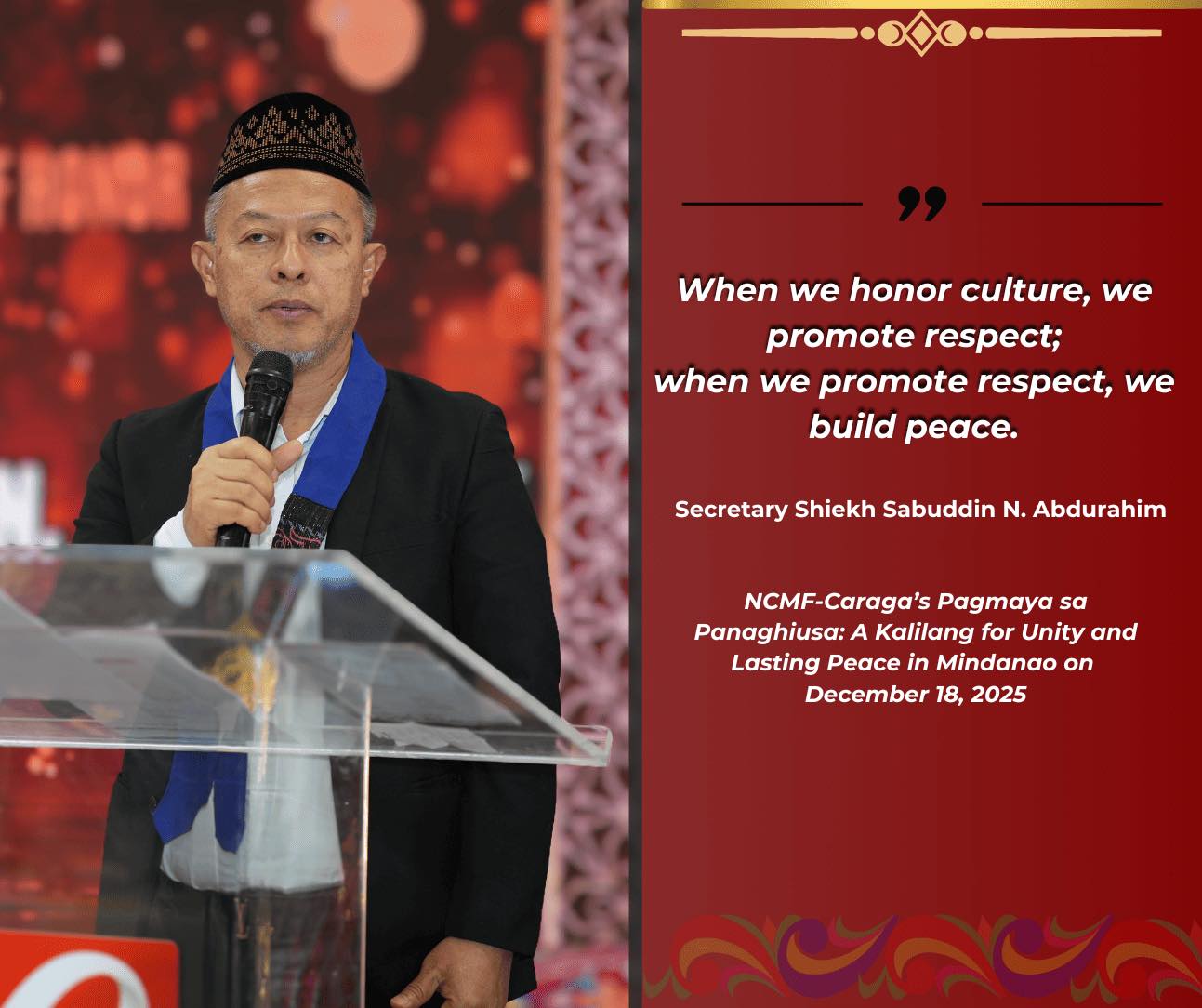 𝐅𝐑𝐎𝐌 𝐓𝐇𝐄 𝐑𝐄𝐆𝐈𝐎𝐍𝐒: 𝐍𝐂𝐌𝐅 𝐂𝐀𝐑𝐀𝐆𝐀 𝐓𝐇𝐄 𝐏𝐀𝐆𝐌𝐀𝐘𝐀 𝐒𝐀 𝐏𝐀𝐍𝐀𝐆𝐇𝐈𝐔𝐒𝐀: 𝐀 𝐊𝐀𝐋𝐈𝐋𝐀𝐍𝐆 𝐅𝐎𝐑 ...