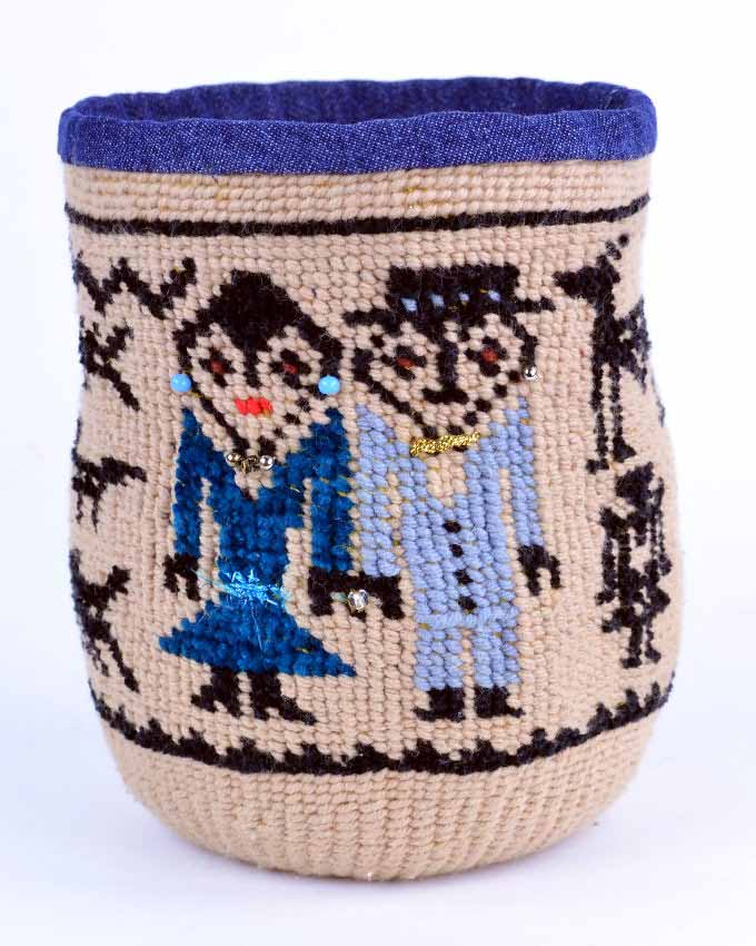 Maryhill - This twined basket is the work of Pat Courtney Gold (Wasco ...