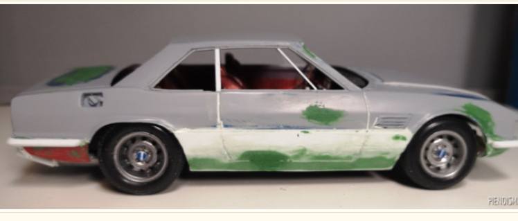 Ford Thunderbird NASCAR body modified with DeTomaso Longchamp