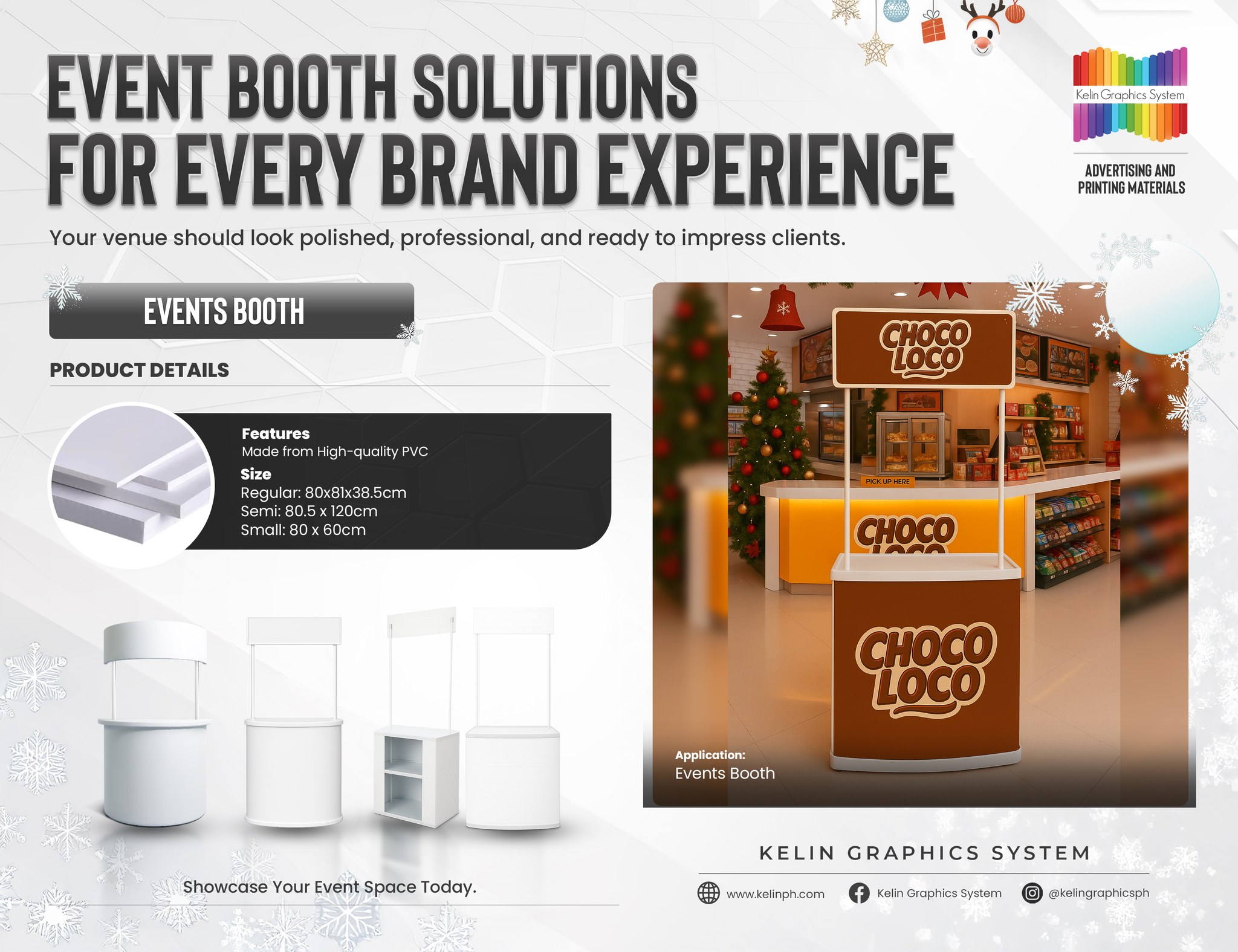 Kelin - 🎄 Level Up Your Event Presence This Holiday Season! Make your ...