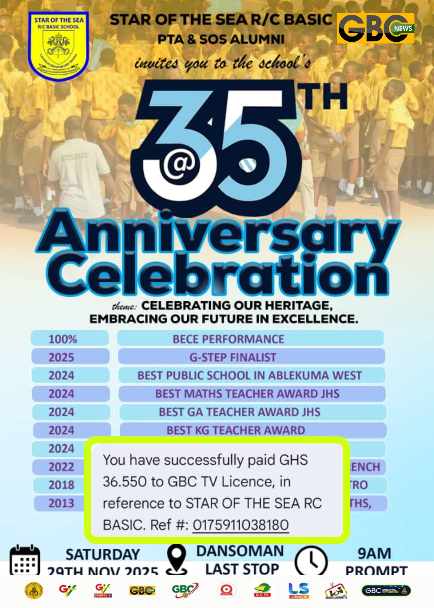 GTV Ghana - Star of the Sea R/C Basic School located in... | Facebook