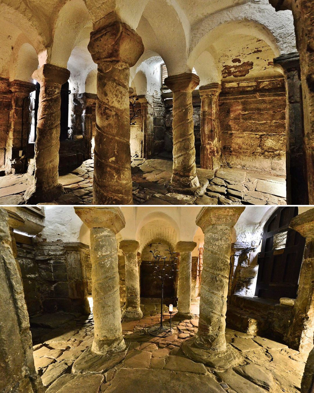Exploring - This is a 1,300 year-old Anglo Saxon Crypt. It's located ...