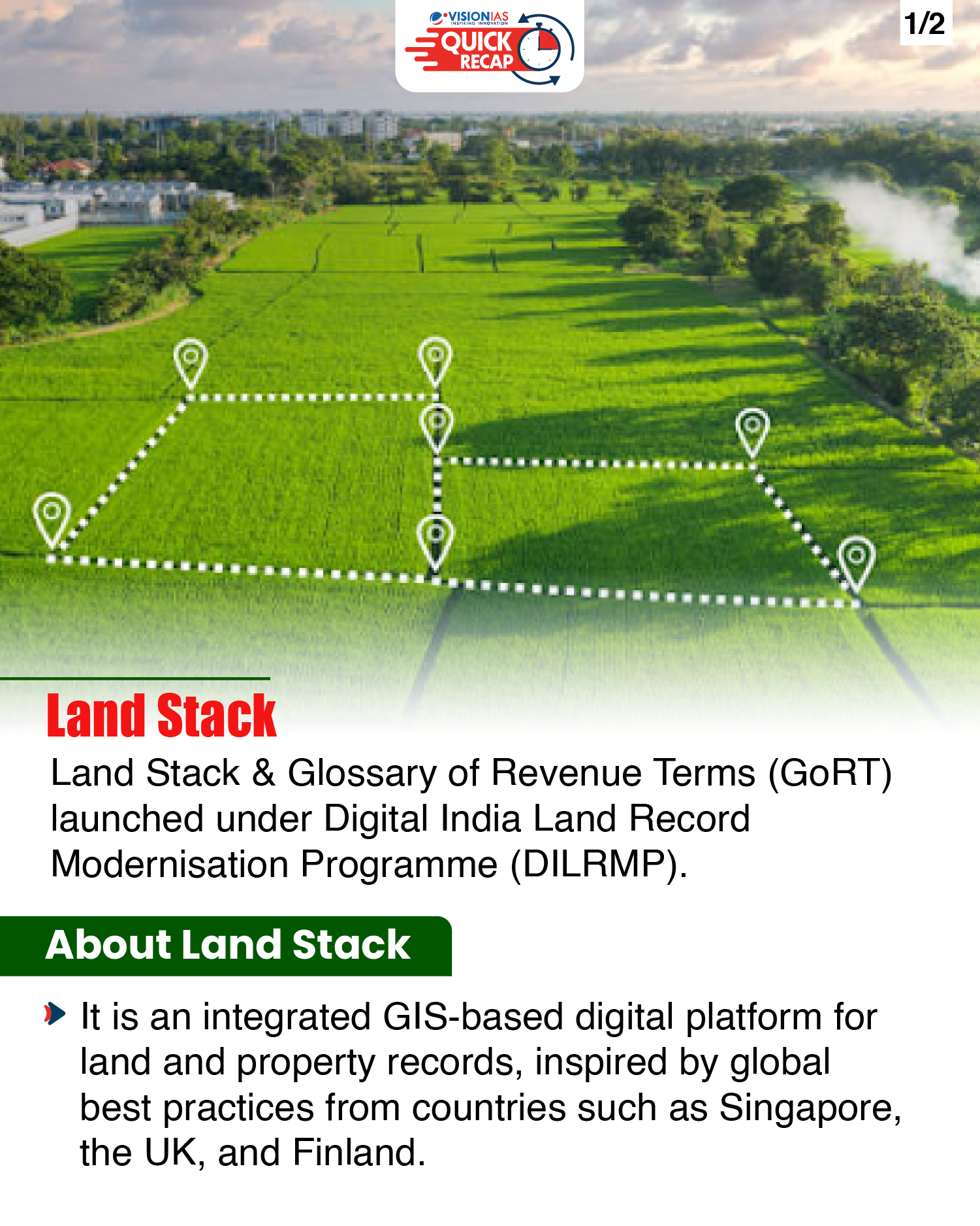 Vision IAS - Land Stack | Quick Recap | Vision IAS Land... | Facebook
