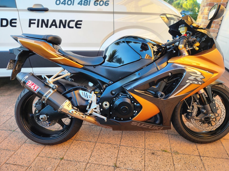 Suzuki GSX-R K8 1000 motorcycle with 72k miles