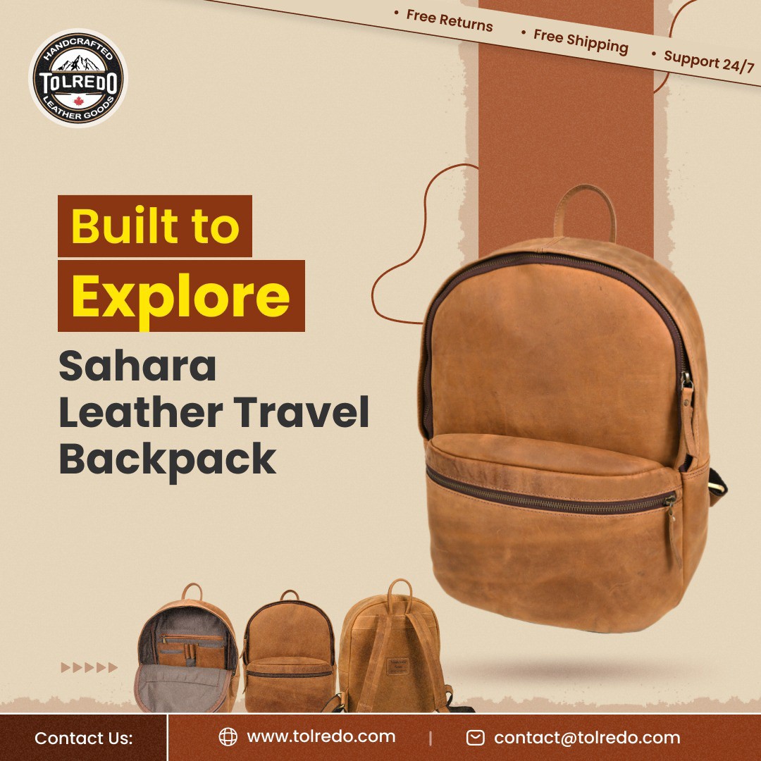 Tolredo - Built to Explore! 🌍 Introducing the Sahara Leather Travel ...