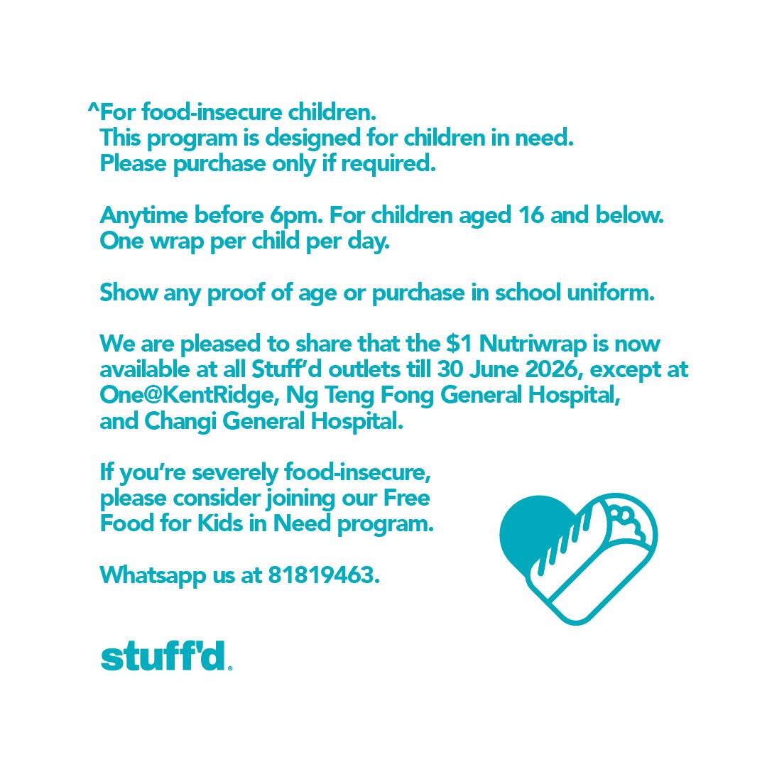 Stuff'd - We are pleased to share that the $1 Nutriwrap is... | Facebook