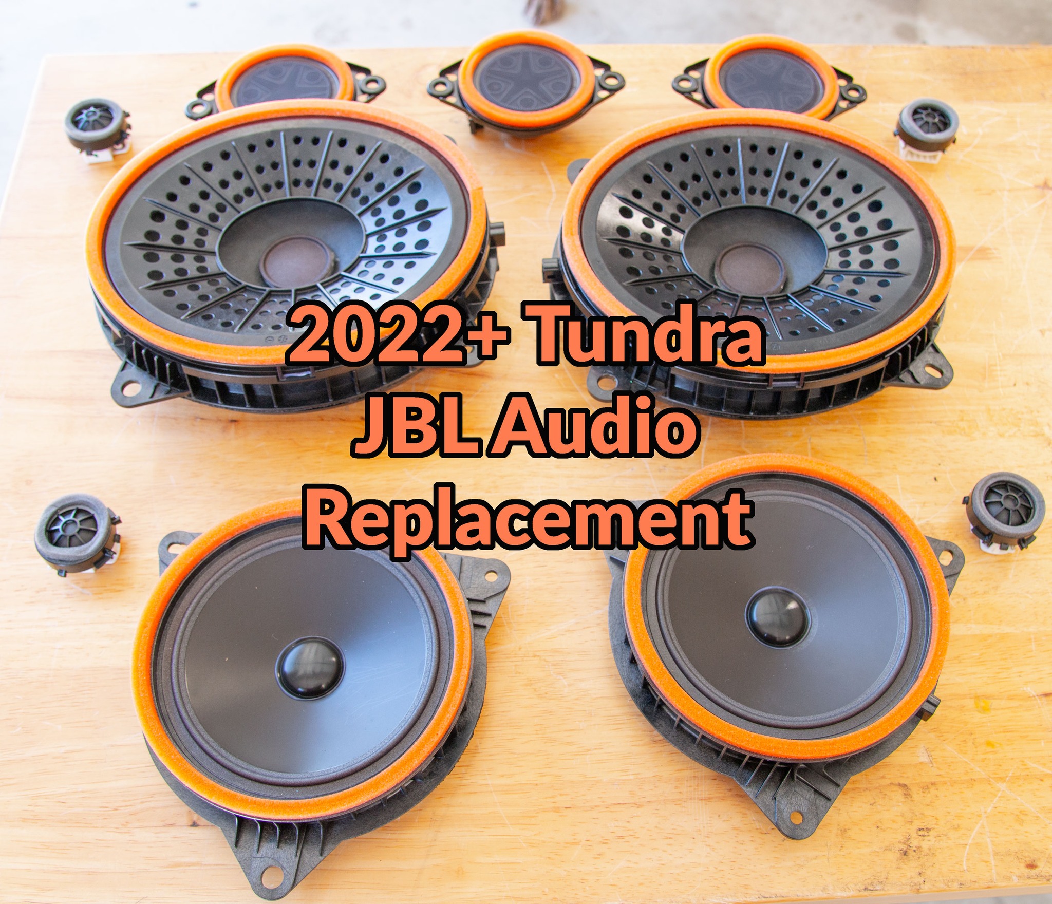 Car audio system with JBL and Sony components