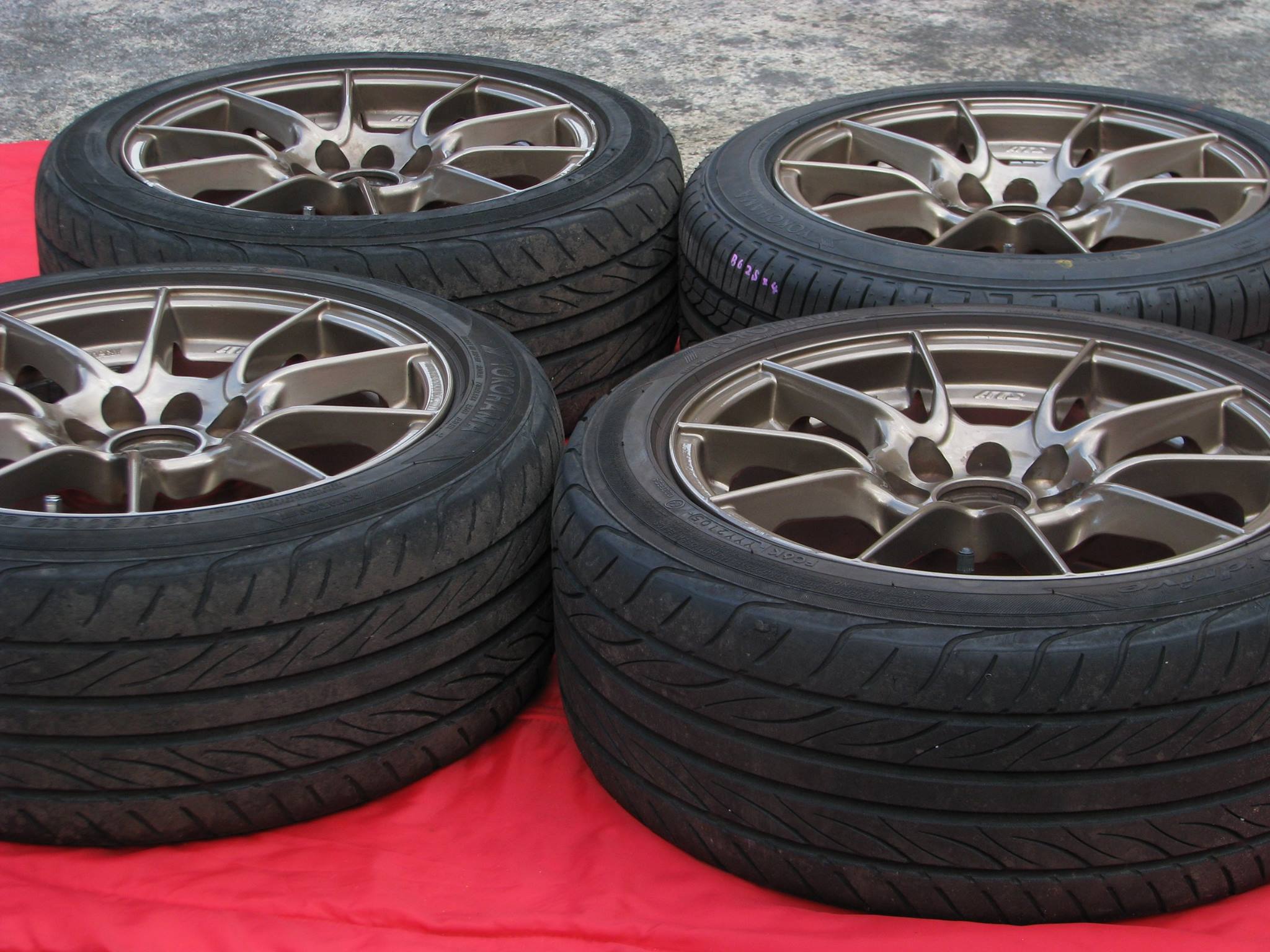 In stock: A set of ATS DTC Motorsport wheels in 15x7 +35 4x100 